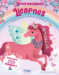 Image de Livres scintillants Licornes - Habille-moi de stickers et de paillettes !