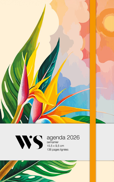 Image de Agenda 2026 - Fleurs tropicales