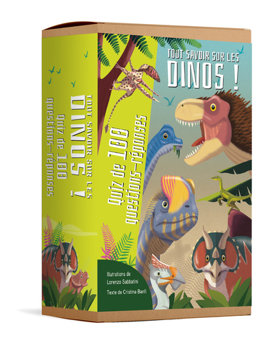 Picture of Tout savoir sur les dinos ! - Quiz de 100 questions-réponses