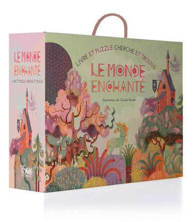 Picture of Le monde enchanté - Livre et puzzle cherche et trouve