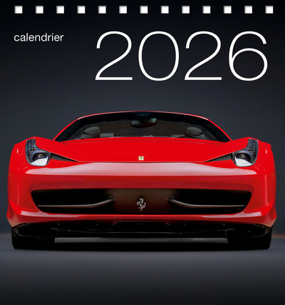 Image de Calendrier de table 2026 - Voitures de rêve