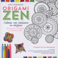 Picture of Kit origami zen - Colorez vos créations en origami
