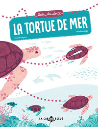 Picture of Suis du doigt la tortue de mer