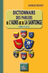 Picture of Dictionnaire des parlers de l'Aunis & de la Saintonge