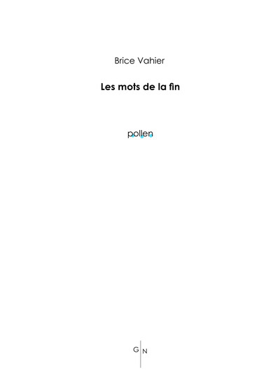 Image de Les mots de la fin