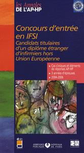 Picture of CONCOURS D ENTREE EN IFSI CANDIDATS TITUTLAIRES D UN DEI HORS UNION EUROPEENNE 2004 2006