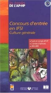 Picture of CONCOURS D ENTREE EN IFSI 2004-2005
