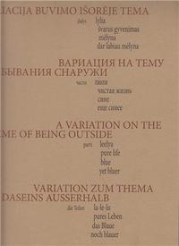 Image de Algirdas Seskus: A Variation on the Theme of Being Outside /anglais