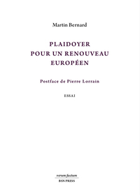 Picture of Plaidoyer pour un renouveau européen