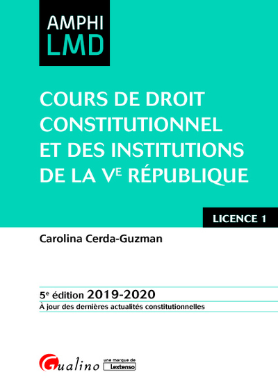 Image de Cours de Droit constitutionnel et Institutions de la Ve République