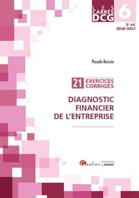 Image de Carrés DCG 6 - Exercices corrigés Diagnostic financier de l'entreprise