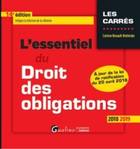 Picture of L'ESSENTIEL DU DROIT DES OBLIGATIONS - 14EME EDITION