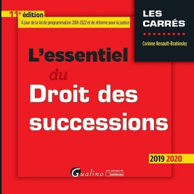 Picture of L'essentiel du droit des successions - 11ème édition - 2019