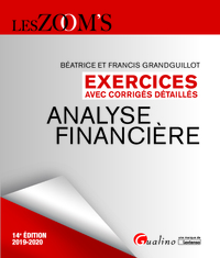 Picture of Exercices avec corrigés détaillés - Analyse financière