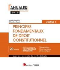 Image de PRINCIPES FONDAMENTAUX DE DROIT CONSTITUTIONNEL - L1-S1 - 3EME EDITION