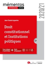 Picture of Droit constitutionnel et Institutions   politiques