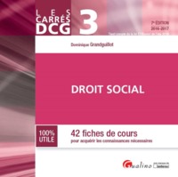 Picture of CARRÉS DCG 3 - DROIT SOCIAL - 7ÈME ÉDITION
