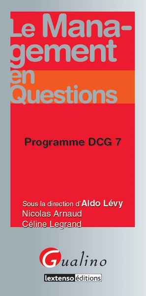 Image de le management en questions - programme dcg 7