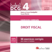 Picture of CARRÉS EXOS DCG 4 - DROIT FISCAL - 4ÈME ÉDITION