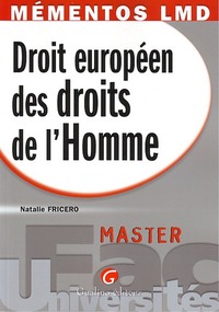 Picture of MÉMENTOS LMD - DROIT EUROPÉEN DES DROITS DE L'HOMME