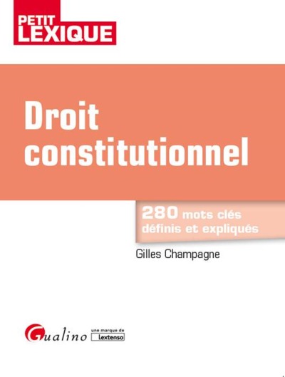Picture of DROIT CONSTITUTIONNEL 5EME EDITION