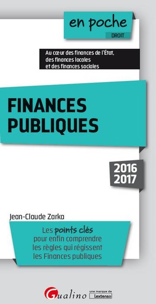 Image de FINANCES PUBLIQUES 2016-2017 - 3ÈME ÉDITION
