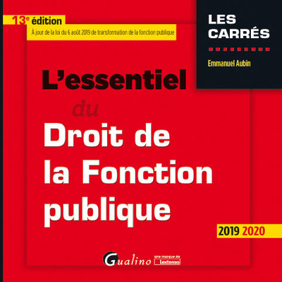 Picture of L'essentiel du droit de la fonction publique