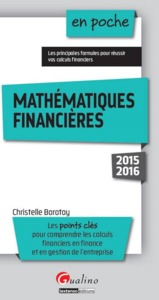 Picture of MATHÉMATIQUES FINANCIÈRES 2015-2016 - 3ÈME ÉDITION
