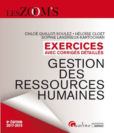 Picture of EXERCICES AVEC CORRIGES DETAILLES - GESTION DES RESSOURCES HUMAINES 9EME EDITION