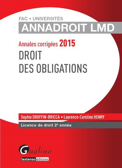 Picture of ANNADROIT LMD - DROIT DES OBLIGATIONS - 16ÈME ÉDITION