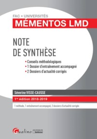 Picture of NOTE DE SYNTHESE