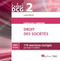 Picture of carrés exos dcg 2 - droit des sociétés - 3ème édition