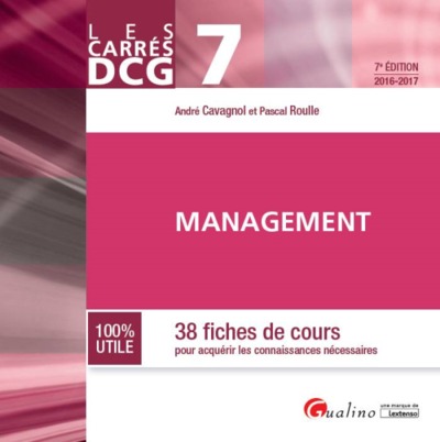 Picture of CARRÉS DCG 7  - MANAGEMENT - 7ÈME ÉDITION