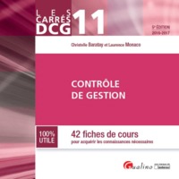 Picture of CARRÉS DCG 11 - CONTRÔLE DE GESTION - 5ÈME ÉDITION