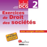 Picture of carrés exos dcg 2 - droit des sociétés - 2ème édition