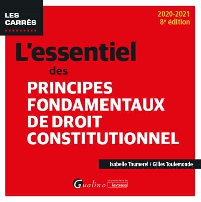 Picture of L'essentiel des principes fondamentaux de droit constitutionnel