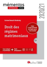 Picture of Droit des régimes matrimoniaux