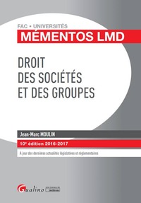 Image de DROIT DES SOCIÉTÉS ET DES GROUPES 2016-2017 - 10ÈME ÉDITION