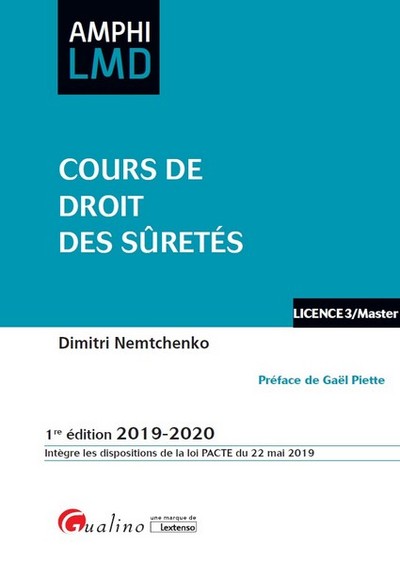 Image de Cours de droit des sûretés