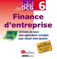 Picture of CARRÉS DCG 6 - FINANCE D'ENTREPRISE - 5ÈME ÉDITION