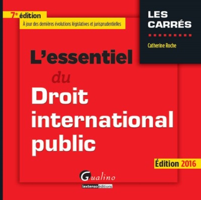 Image de L'ESSENTIEL DU DROIT INTERNATIONAL PUBLIC 2016 - 7ÈME ÉDITION