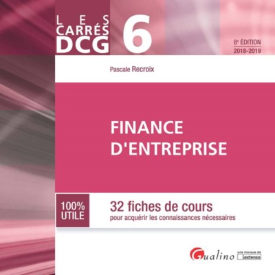 Picture of DCG 6 - FINANCE D'ENTREPRISE - 8EME EDITION