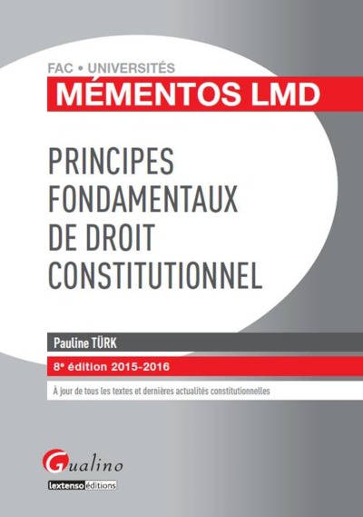 Picture of Principes fondamentaux de droit constitutionnel