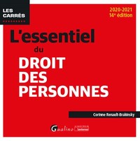 Picture of L'essentiel du droit des personnes