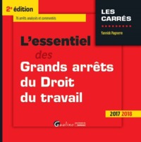 Picture of L'ESSENTIEL DES GRANDS ARRETS DU DROIT DU TRAVAIL, 2ED