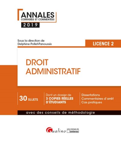 Image de DROIT ADMINISTRATIF - L2 - 3EME EDITION