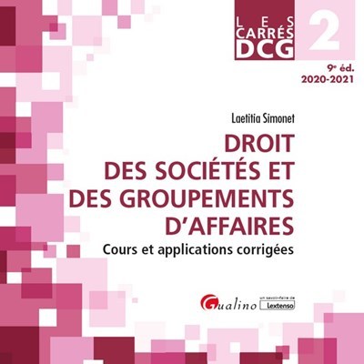 Image de DCG 2 - Droit des sociétés et des groupements d'affaires