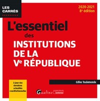 Picture of L'essentiel des Institutions de la Ve République