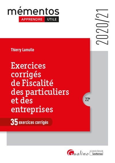 Image de Exercices corrigés de fiscalité des particuliers et des entreprises