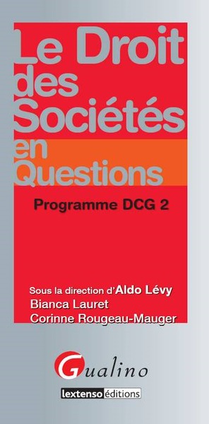 Picture of le droit des sociétés en questions - programme dcg 2